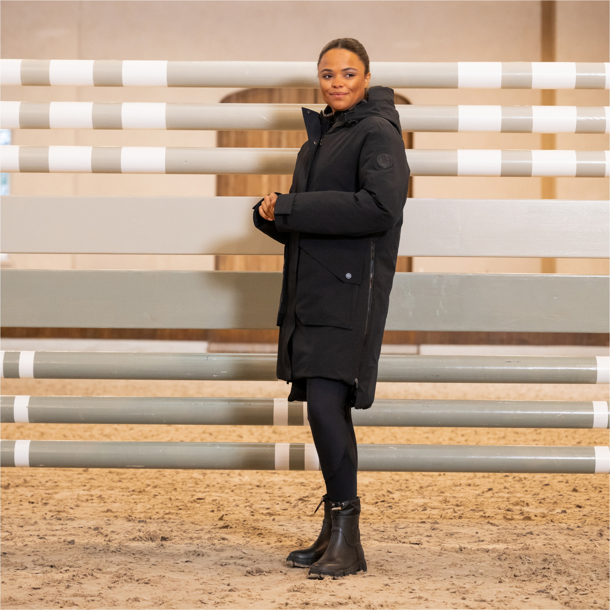 2025 Pikeur Damen Pikeur Regenmantel 802101 156 290 - Black